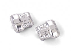 Axle cover satin chrome