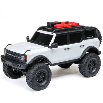 Axial SCX24 Ford Bronco Hard Body 1/24 4WD RTR Scale Mini Crawler (White) w/2.4GHz Radio, Battery & Charger