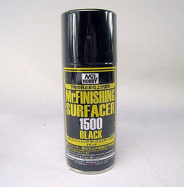 Mr. Finishing Surfacer 1500 Black Spray