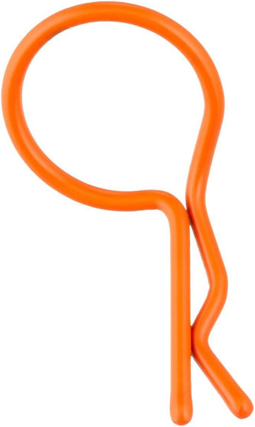 Dynamite RC Bent Body Clip Orange (8) DYN-5552