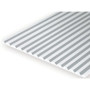 2060 - .060" OPAQUE WHITE POLYSTYRENE V GROOVE SIDING