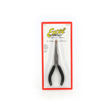 6" Spring Loaded Soft Grip Long Needle Nose Pliers