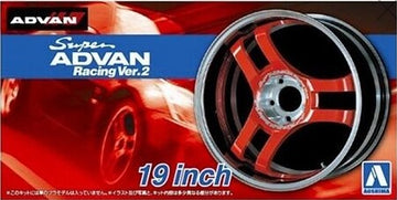 1/24 Super Advan Racing Ver. 2 19 Tire & Wheel Set