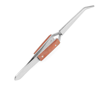 Enkay 6 1/2" Curved Self Closing Insulated Tweezers