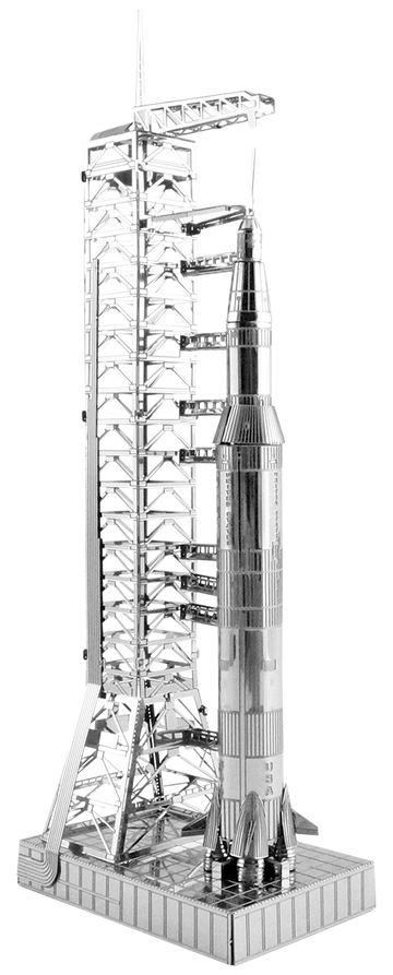 Metal Earth Apollo Saturn V with Gantry Metal Model