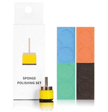 Sponge Polishing Set 8 Assorted Pads & Wheels