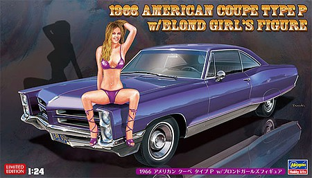 Hasegawa 1/24 '66 Coupe Bonneville w/ Girl Figure