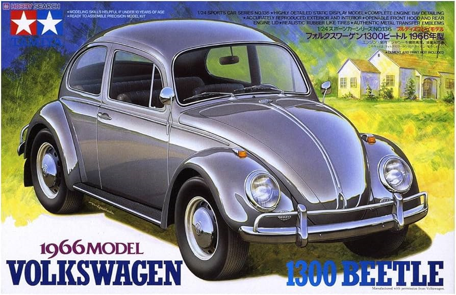 Tamiya 66 Volkswagen Beetle 1/24 Model Kit