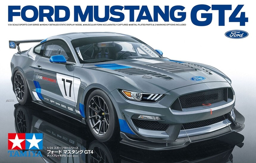 Tamiya 1/24 Ford Mustang GT4 Model Kit