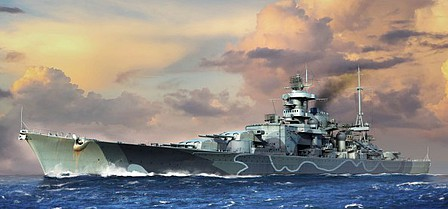 Trumpeter Scale Models 1/700 German Scharnhorst Battleship