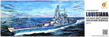 USS Louisiana BB-71 Battleship 1/700 Very Fire