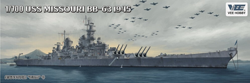 1:700 Vee Hobby USS Missouri BB-63 1945