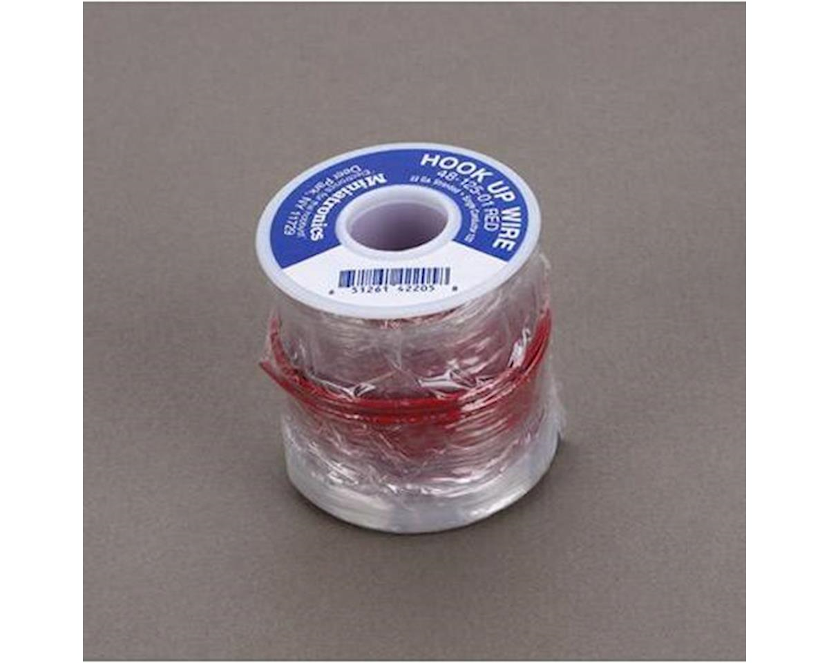 Miniatronics 100' Stranded Wire 22 Gauge, Red