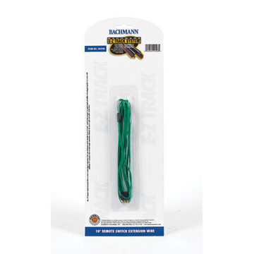 Bachmann E-Z Track Switch Extension Wire (Green) (10')