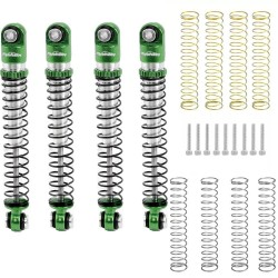 Powerhobby 1/24 Axial SCX24 Aluminum 54mm Long Travel Shocks (Green)