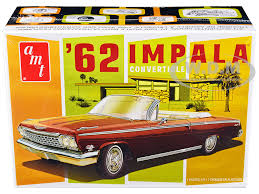 AMT 1355M 1962 Chevy Impala Convertible 1/25 Model Kit