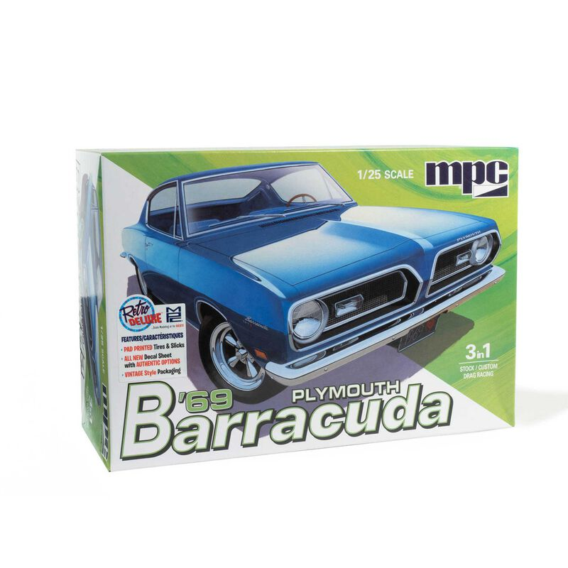 MPC 1/25 1969 Plymouth Barracuda Plastic Model Kit