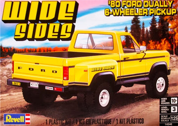 1/25 1980 Ford Dually Wide-Side Pickup Truck Model Kit