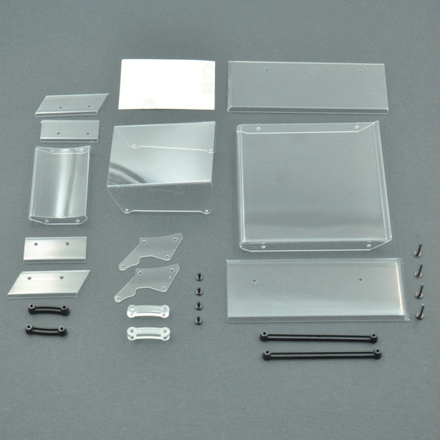 Top & Front Wing, Clear, 1/18 Sprint 3.0