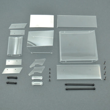 Top & Front Wing, Clear, 1/18 Sprint 3.0