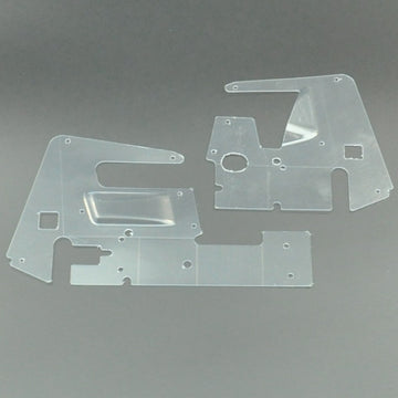 Body Side Panels, LH/RH, Clear, 1/18 Sprint 4.0