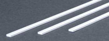 EVG267 EVERGREEN STYRENE STRIPS CHANNEL .250" 6.4mm (3)