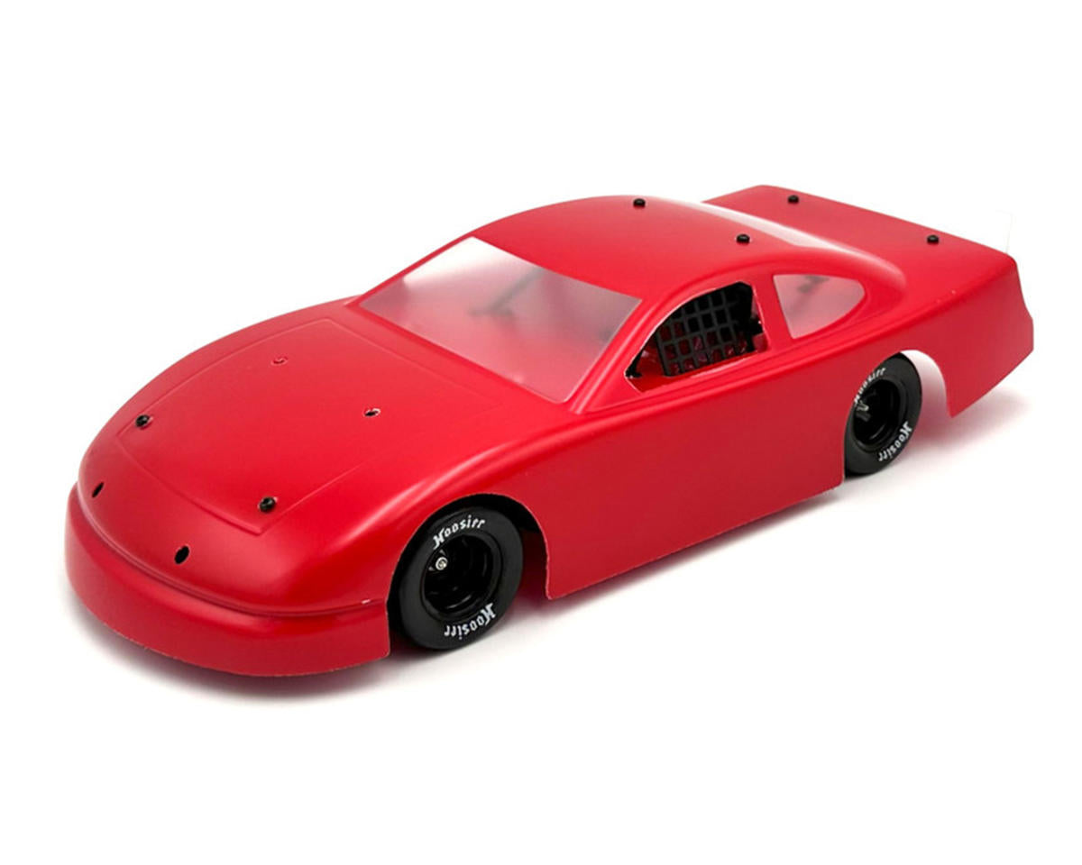 1RC Racing Asphalt Late Model 1/18 Brushless RTR 2WD Oval Racer (Red) w/2.4GHz Radio, Battery & USB Charger