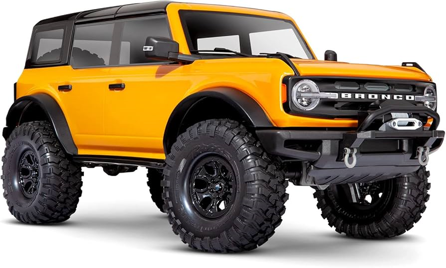 Traxxas TRX-4 1/10 Trail Crawler Truck w/2021 Ford Bronco Body (Orange) & TQi 2.4GHz Radio