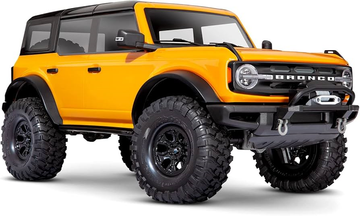 Traxxas TRX-4 1/10 Trail Crawler Truck w/2021 Ford Bronco Body (Orange) & TQi 2.4GHz Radio