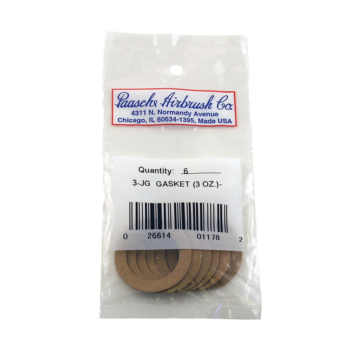 Paasche 3 oz gasket