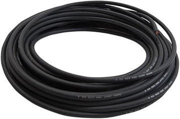 Deans 12AWG Wet Noodle Wire (Black) (30')