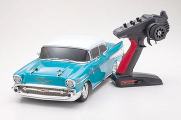 1:10 Scale Radio Controlled Electric Powered 4WD FAZER Mk2 FZ02L Series readyset 1957 Chevy® Bel Air Coupe Tropical Turquoise 34433T1