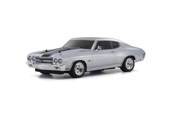 1/10 Scale Radio Controlled Electric Powered 4WD FAZER Mk2 FZ02L Series Readyset 1970 Chevy® Chevelle® SS™ 454 LS6 Cortez Silver 34416T1