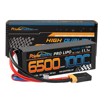 3s 11.1v 6500mah 100C w/xt60 & Traxxas Adapter