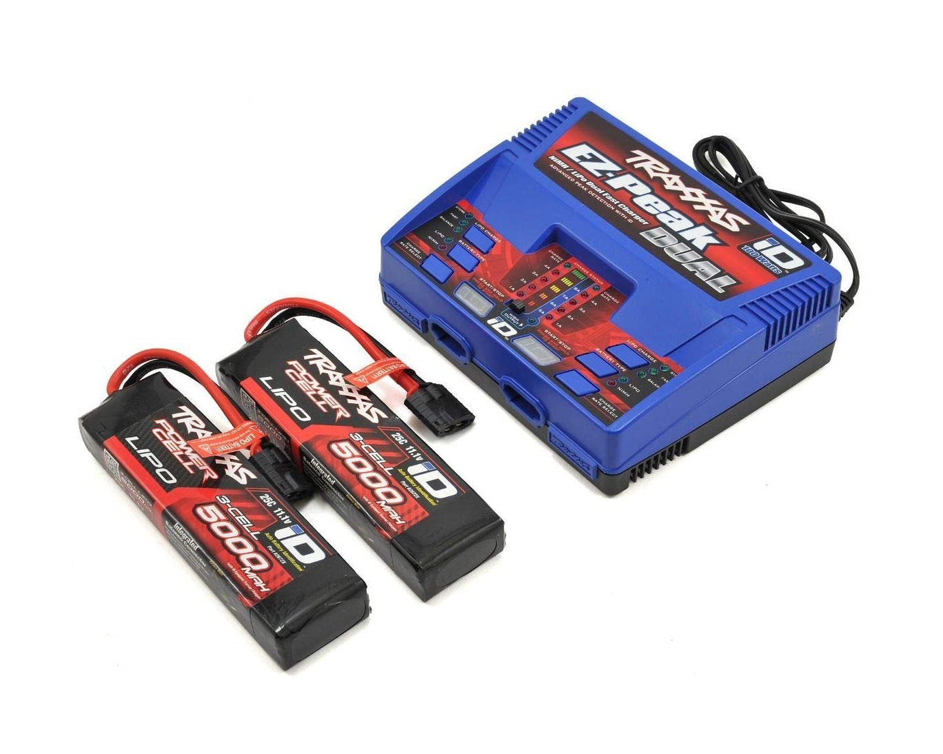 Traxxas EZ-Peak 3S "Completer Pack" Dual Multi-Chemistry Battery Charger w/Two Power Cell Batteries (5000mAh)