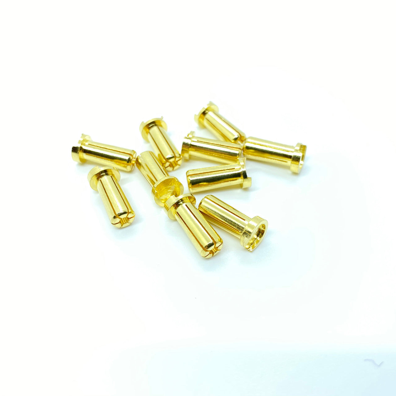 Maclan Max Current 5mm Low Profile Gold Bullet Connectors (10pcs)