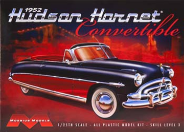 Moebius Model 1/25 Scale 1952 Hudson Hornet Convertible Model Kit