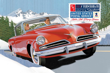 AMT 1/25 '53 Studebaker Starliner USPS Collectible Tin