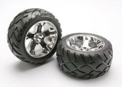 Tires & wheels, assembled, glued (All-Star chrome wheels, Anaconda® tires,