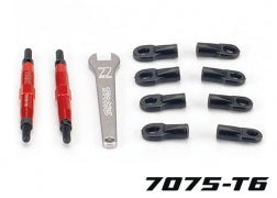 Toe link 74mm red f/r