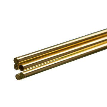 1162 solid brass rod 1/8 x 36