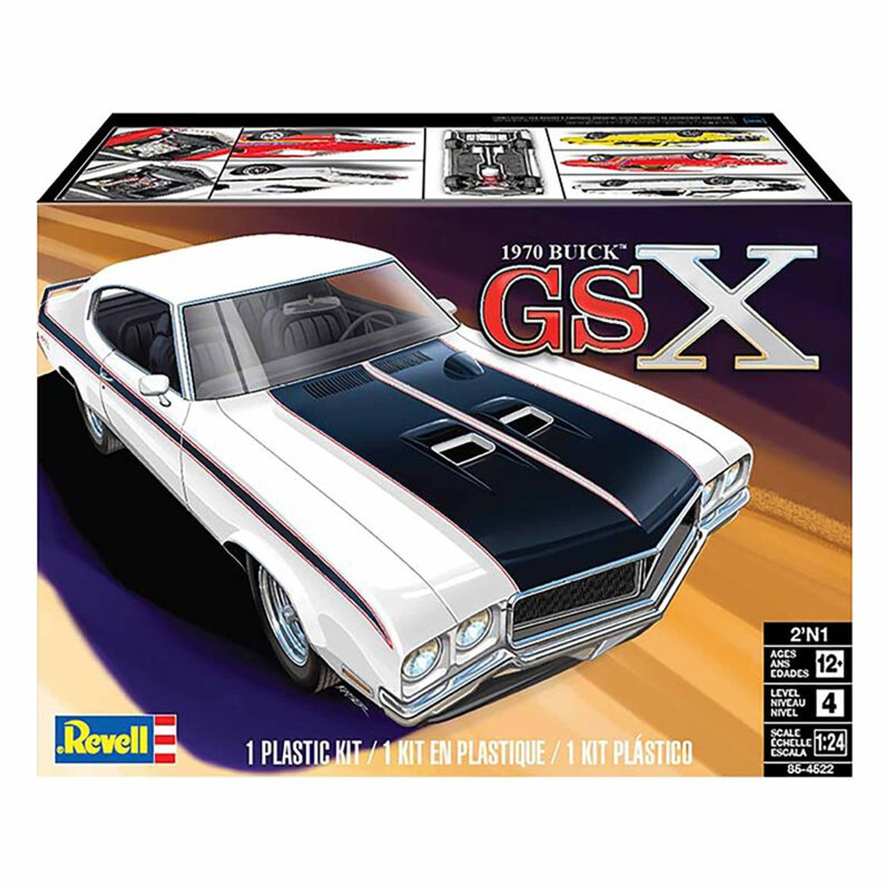 Revell 854522 1/24 70 Buick GSX 2N1 Model Kit