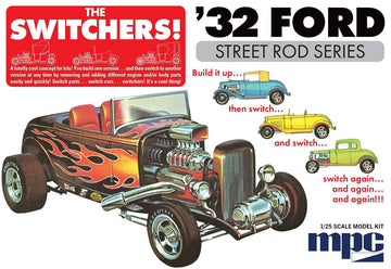 MPC 1:25 SCALE 1932 FORD SWITCHERS ROADSTER COUPE MODEL KIT MPC992