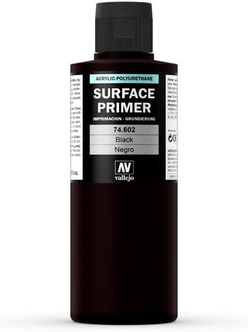 Vallejo Surface Primer 74602 Black (200ml)