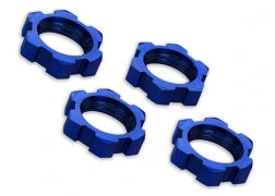 Wheel nuts 17mm blue