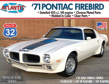 1971 Pontiac Firebird 1/32 Plastic Model Kit