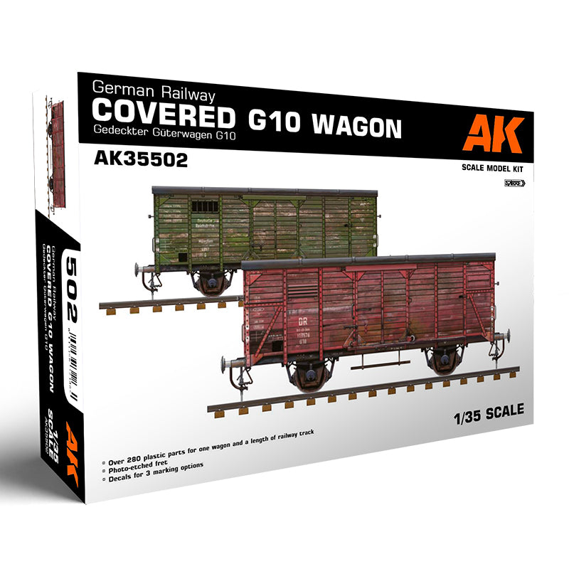 1/35 German Railway Covered Wagon Freight