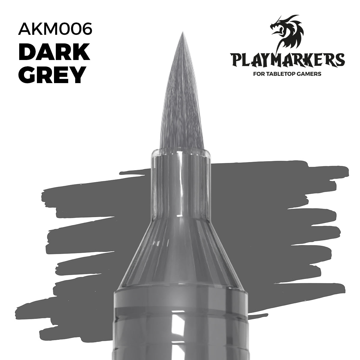 Playmarkers: Dark Grey Acrylic Paint