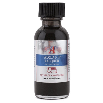 Alclad Lacquer II Steel 1 oz. Paint