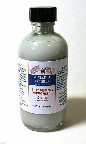 4oz Bottle Grey Primer & Microfiller